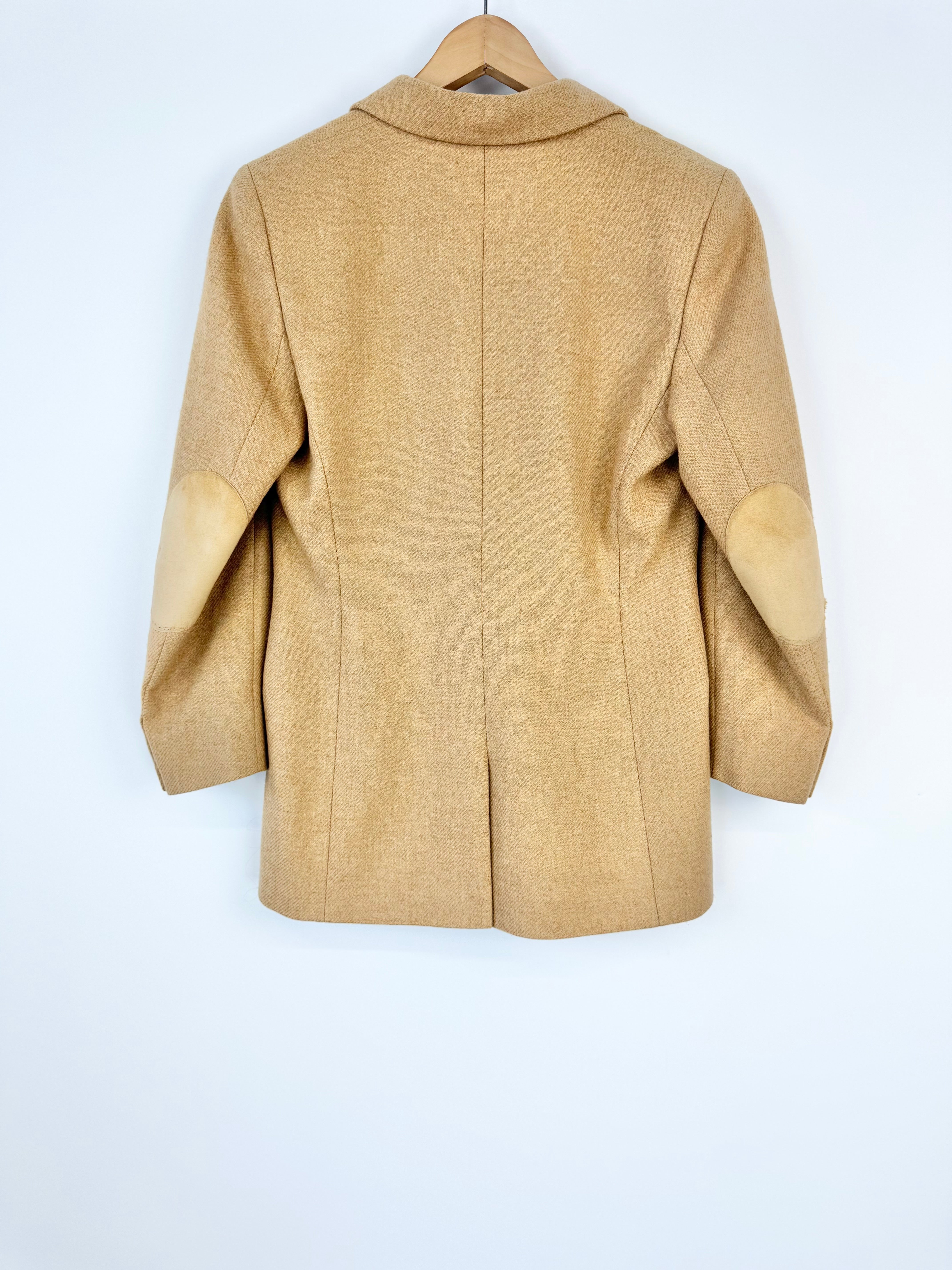 Bogner Biscuit Wool Blazer - AU8/10