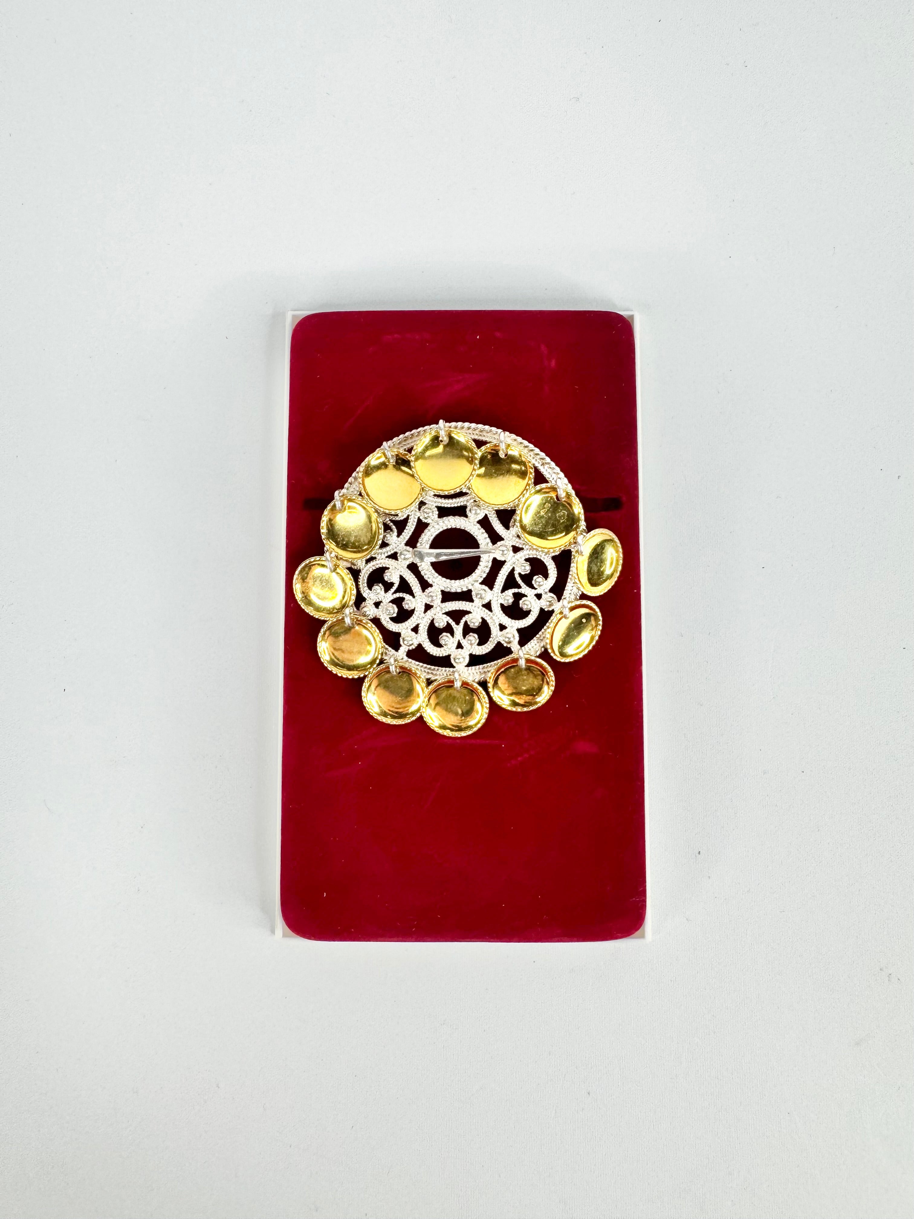 Vintage Norwegian Solje Brooch in 925 Silver