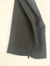 Nicholas Black Wool Zip-Leg Trousers - AU10