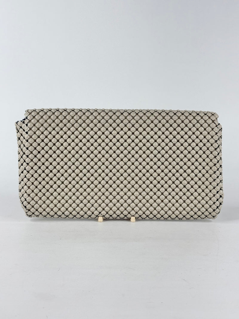 Vintage Oroton Glomesh Pearl-White Purse