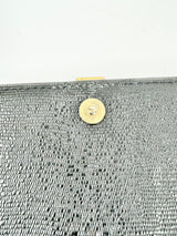 Vintage Yves Saint Laurent Black Chyc Clutch