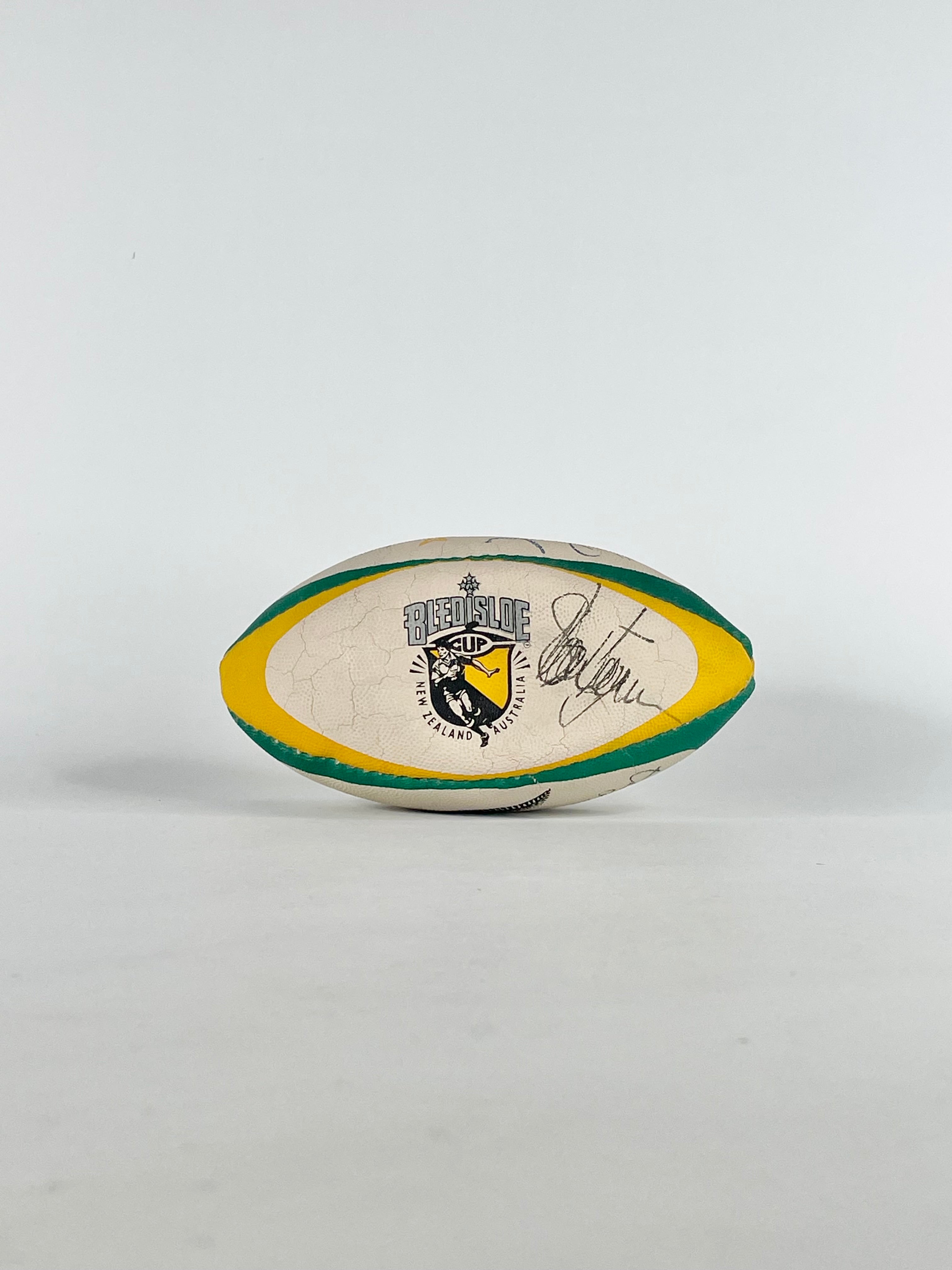 Signed 1997 Bledisloe Cup Mini Rugby Ball
