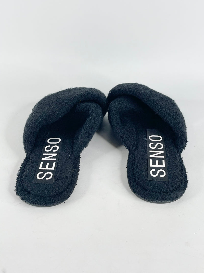 Senso Black 'Inka IV' Slides - EU40