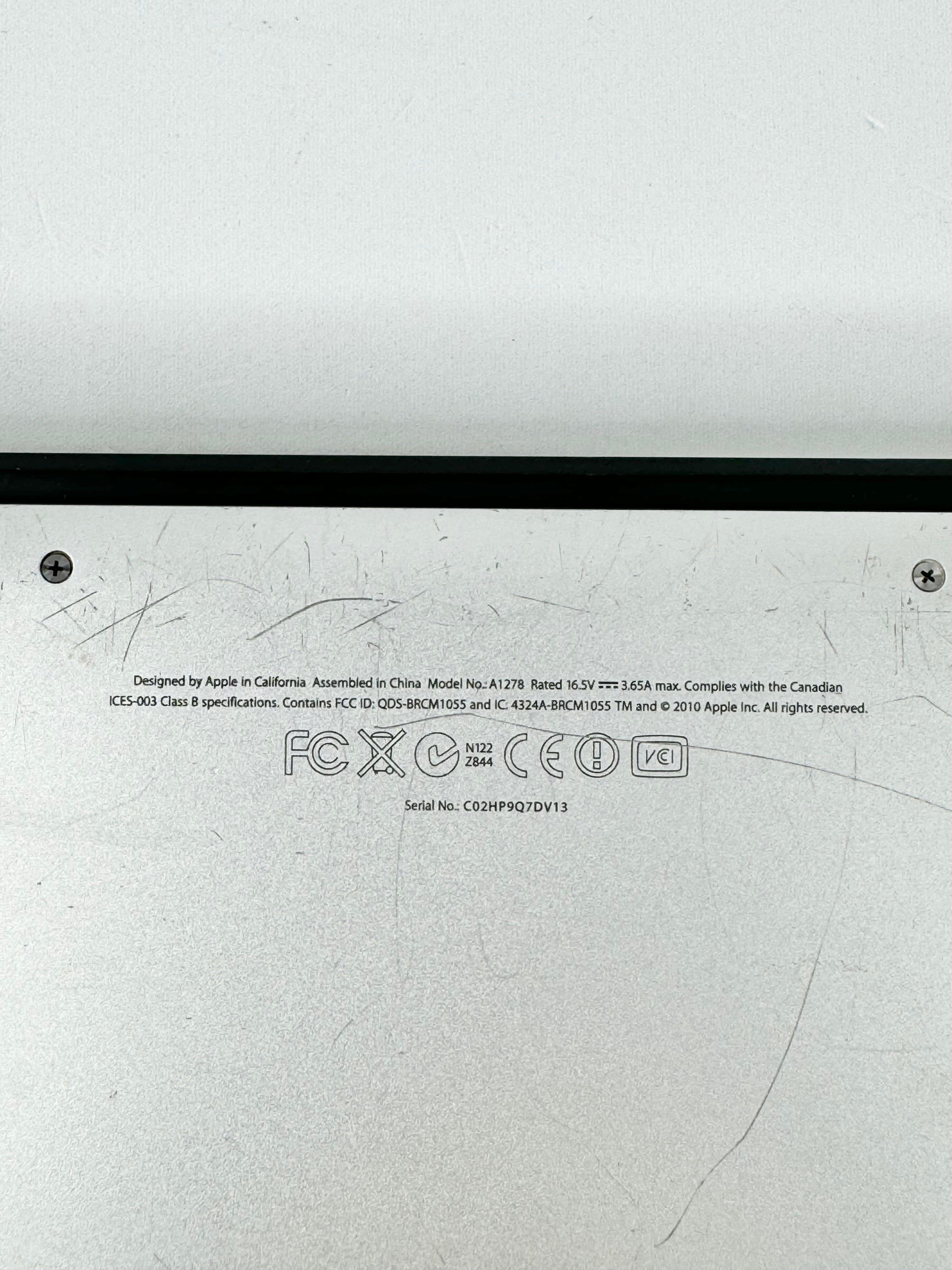MacBook A1278 Laptop - Parts