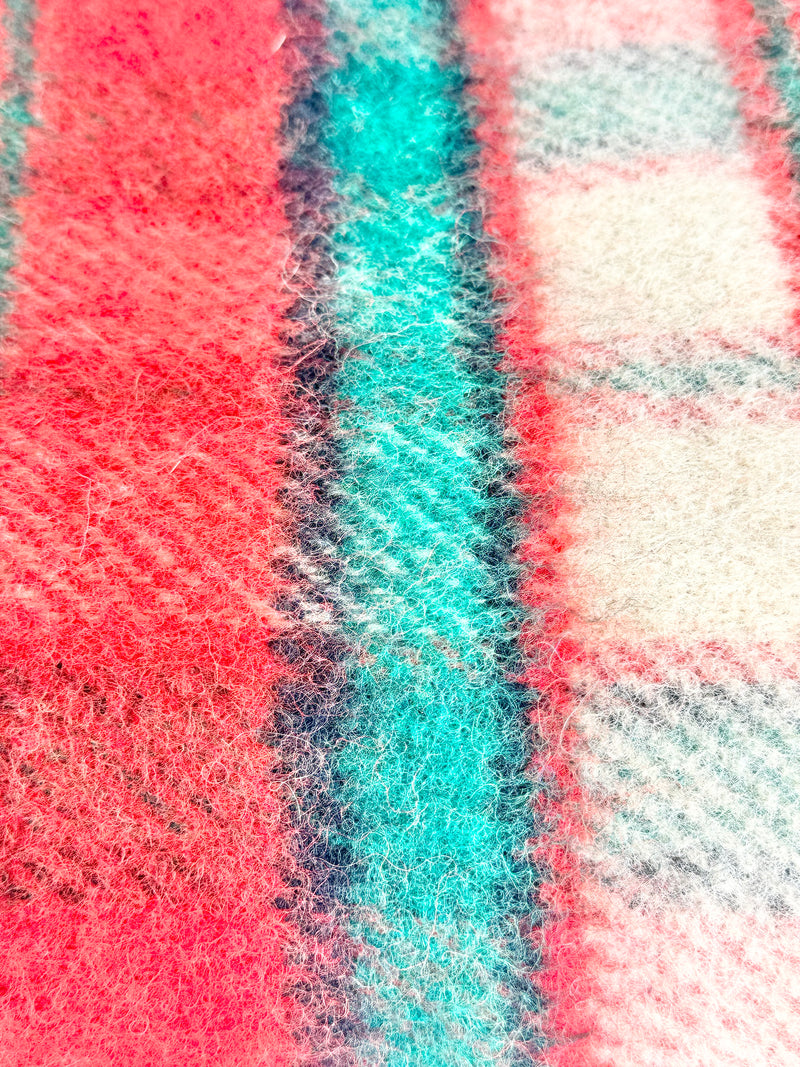 Tartan Wool Blend Blanket