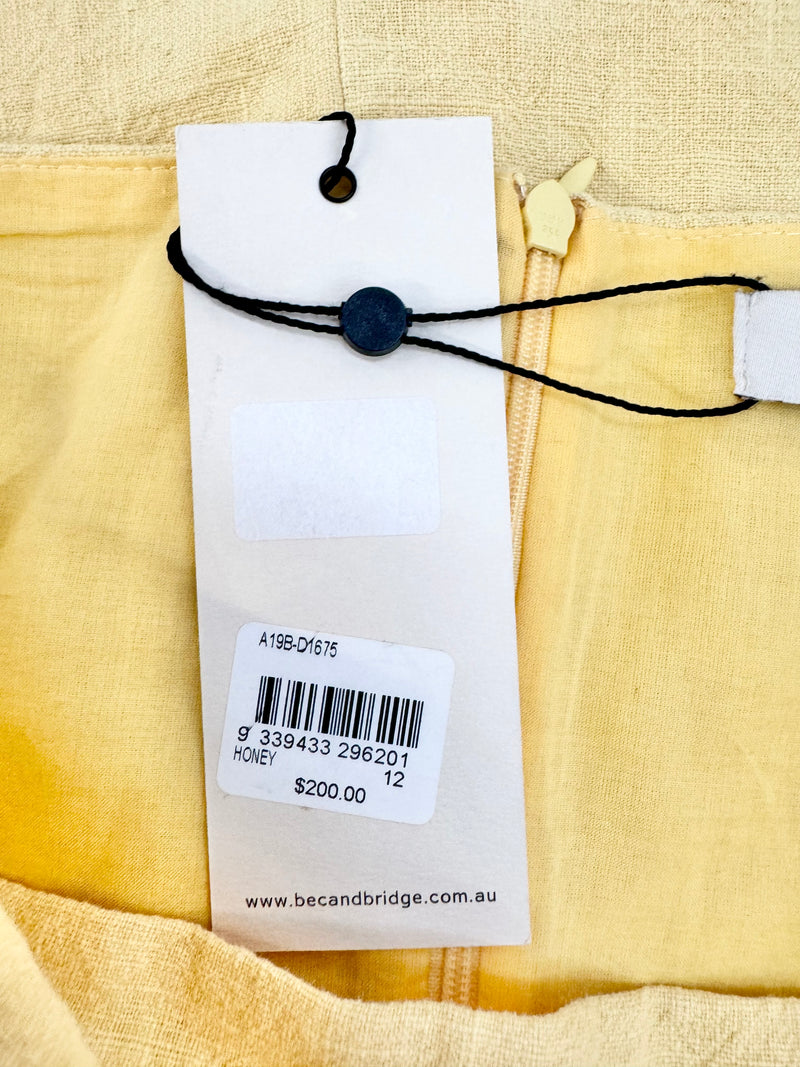 Bec + Bridge 'Honey' Strapless Dress NWT- AU10/12