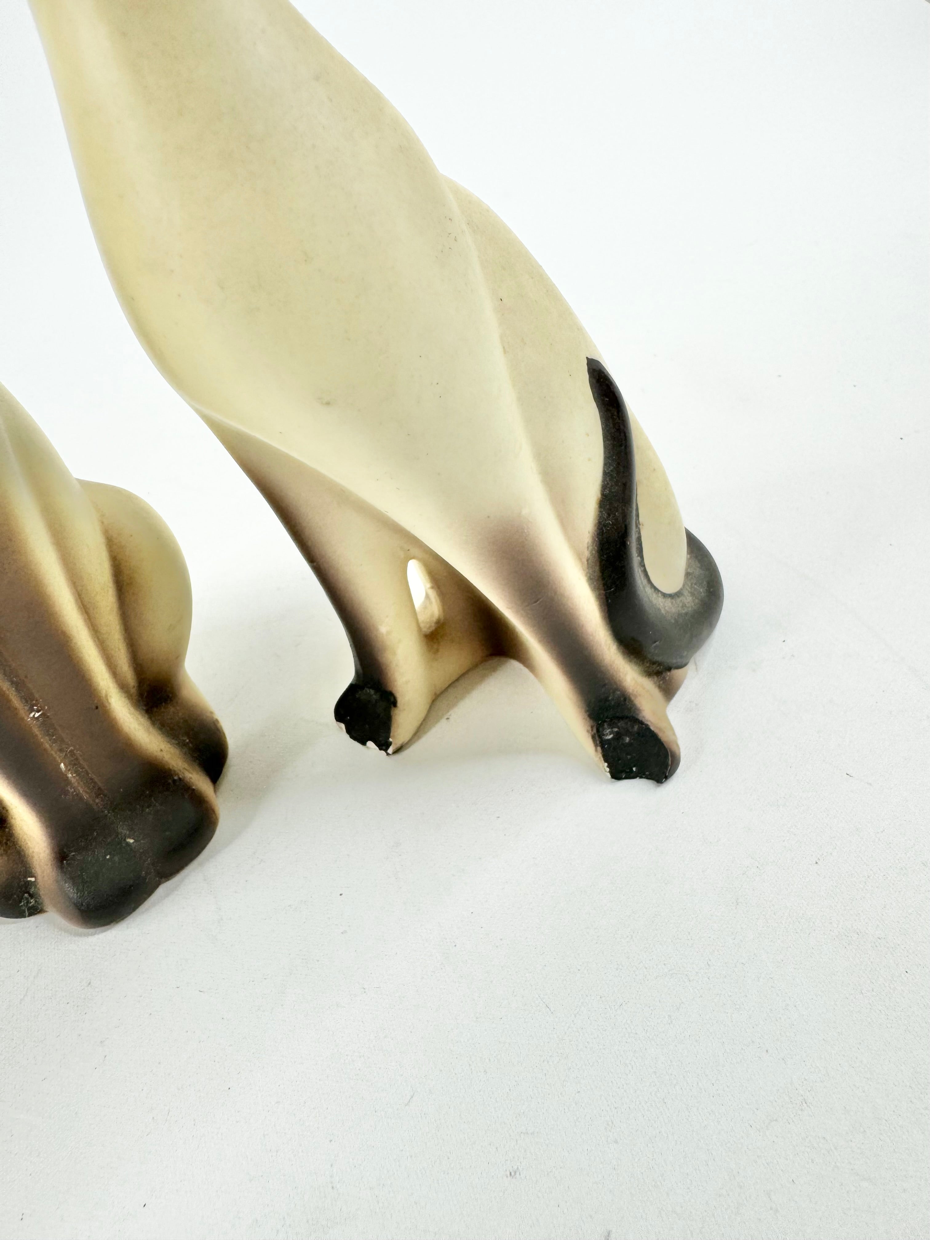 Mid Century Japanese Siamese Cat Salt & Pepper Shakers