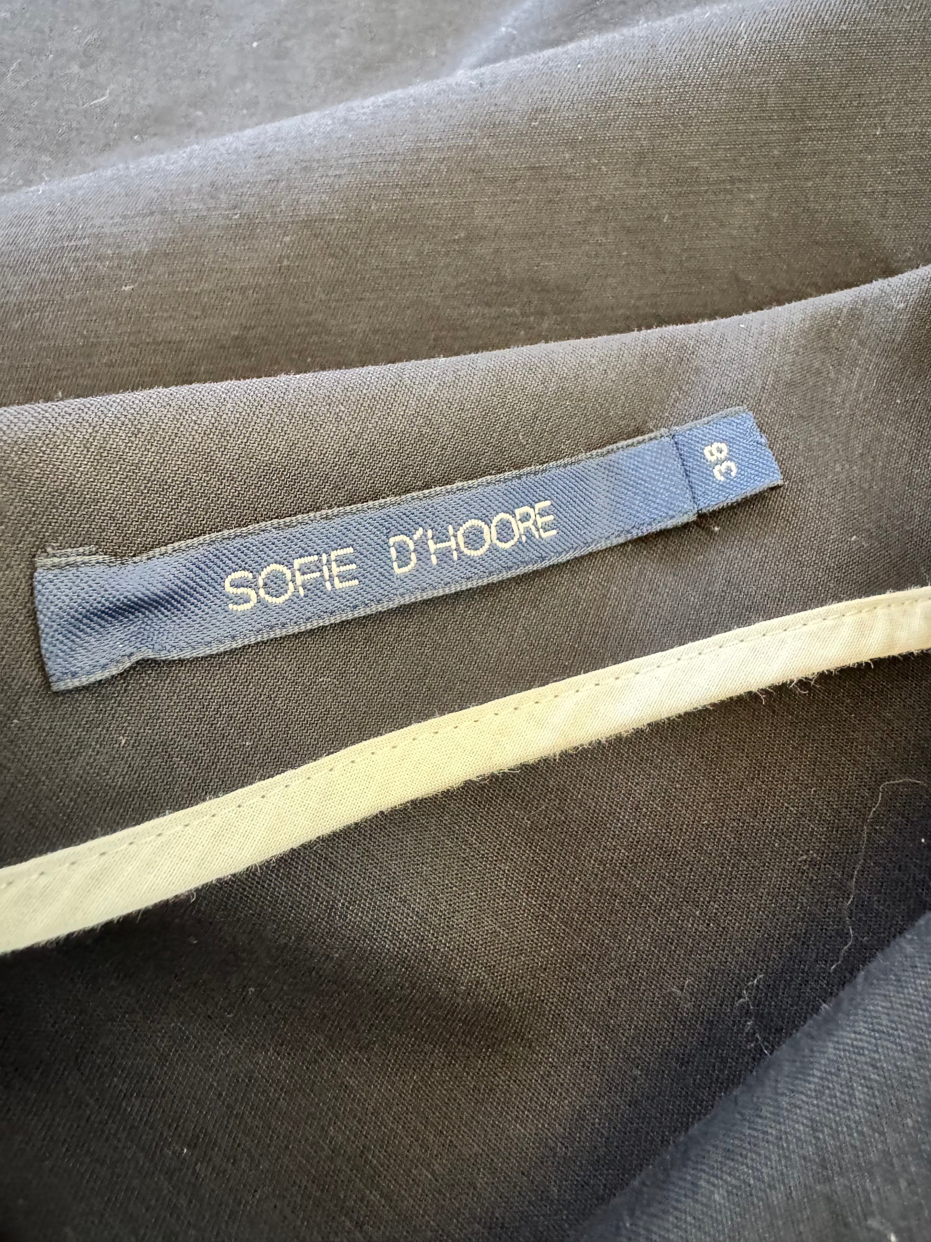 Sofie D’hoore Black Minimalist Shift Dress - AU8/10
