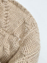 Hoss Beige Wool-Blend Knitted Cardigan - AU10/12