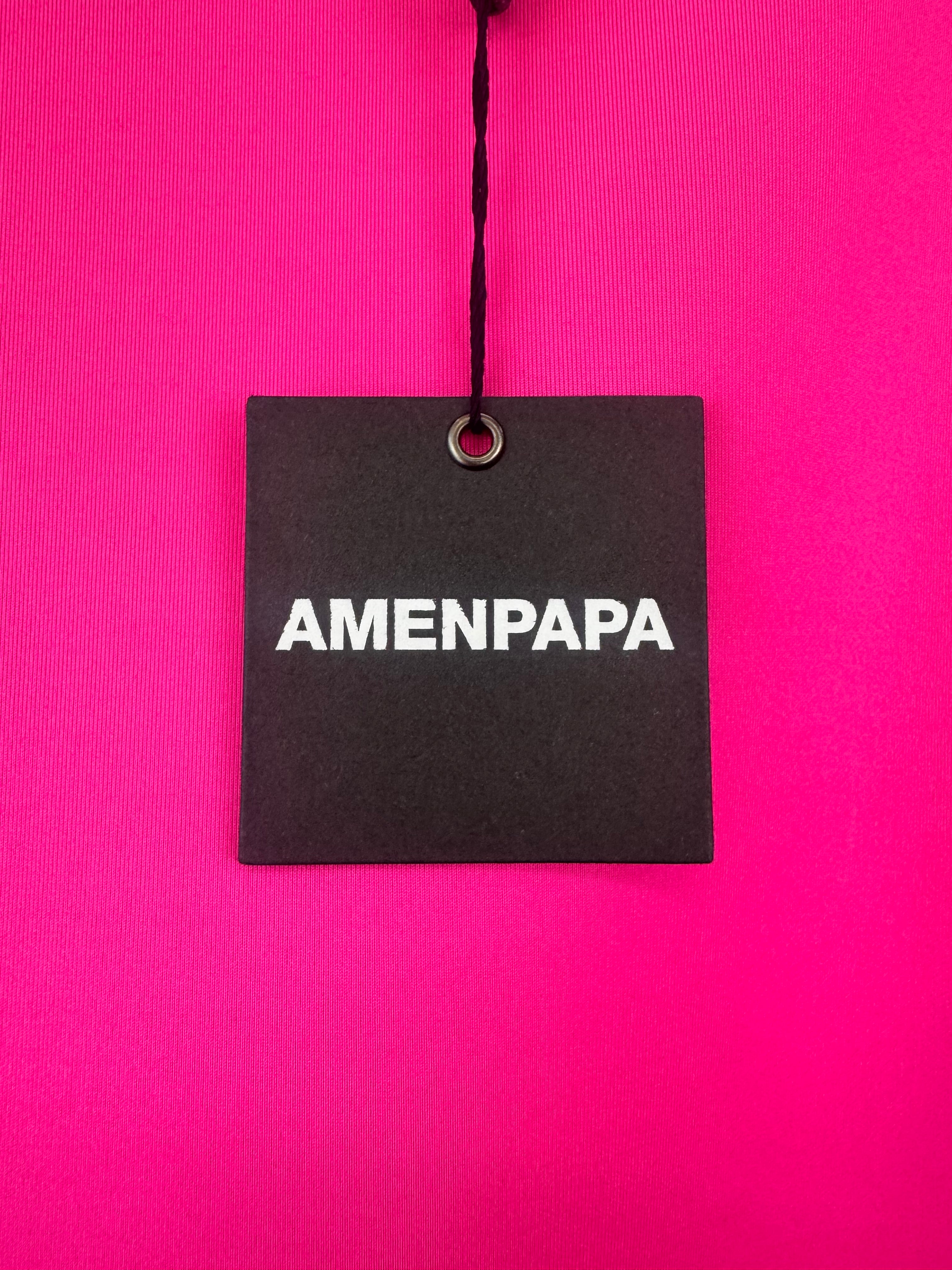 Amenpapa Hot Pink Angel Wing Neoprene Dress NWT - AU10