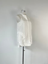 Willow White Sleeveless Tunic - AU8