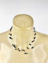 Dyed Purple Pearl Necklace with 14ct Clasp