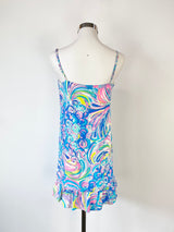 Lilly Pulitzer Colourful Silk Slip Dress - AU8