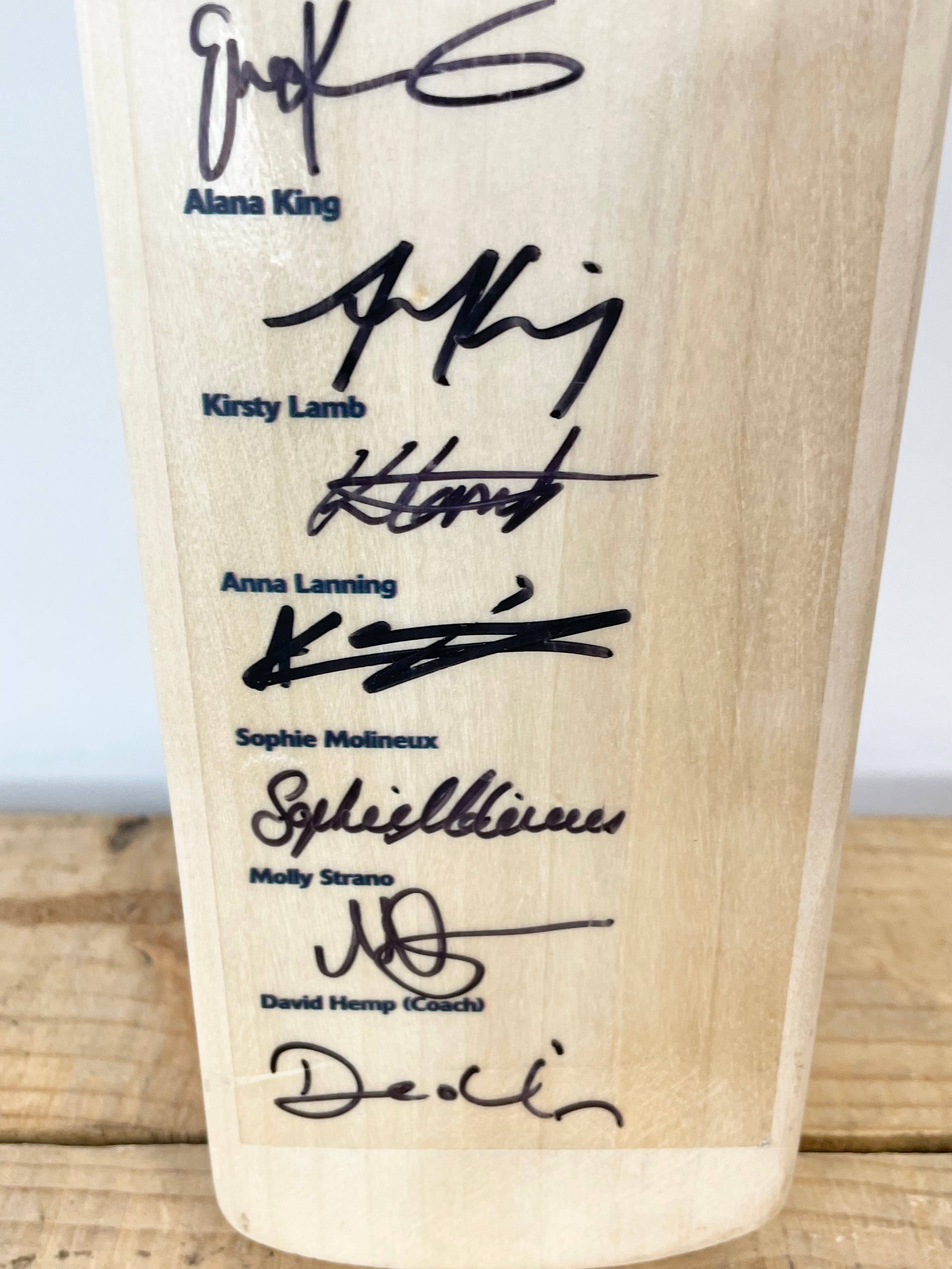 Signed Victorian VicSpirit 2016-17 Season Cricket Bat