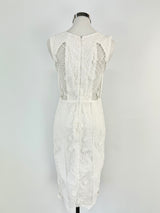 Nevenka White Lace Bodycon Dress - AU8