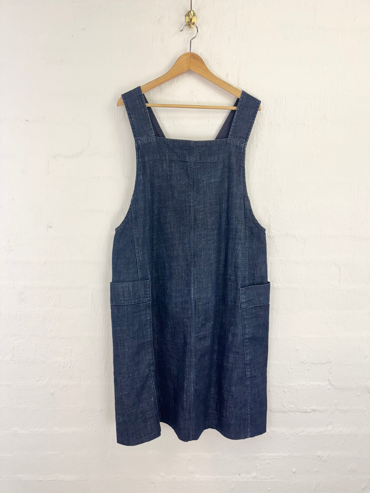 Toast Blue Denim Apron Dress - AU14/16