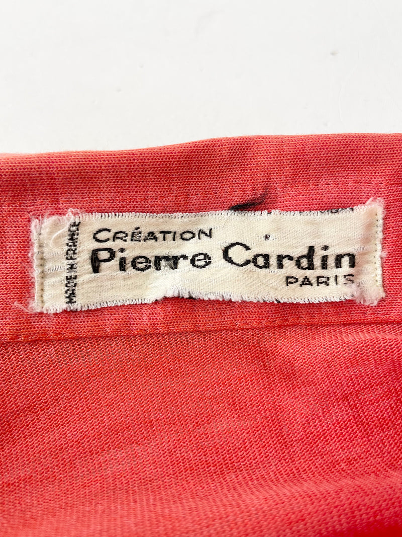 Vintage Pierre Cardin Coral Red Long Sleeve Shirt - AU8/10