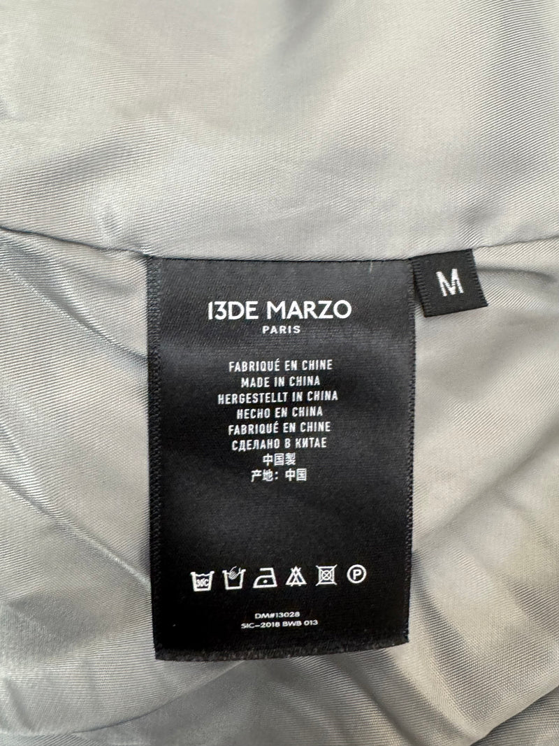 13DE MARZO Silver Reflective Puffer Jacket - AU10