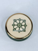 Framecraft Forest Green Porcelain Trinket Box