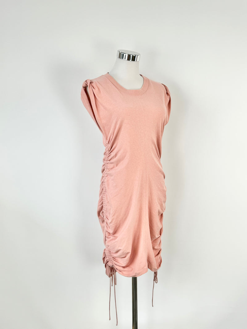 T by Alexander Wang Coral Ruched Midi Dress - AU10