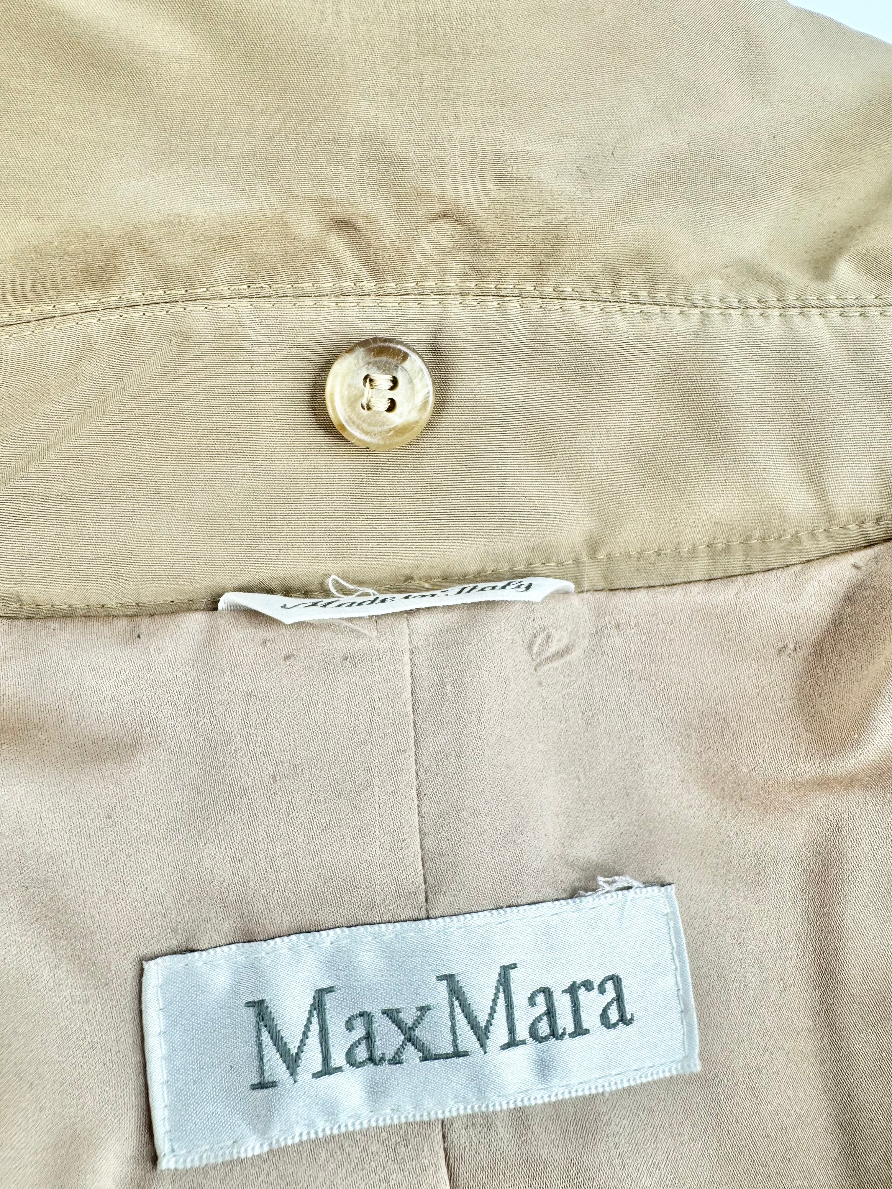 Max Mara Classic Trench-Style Coat 1 AU10