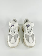 Rollie Nation White & Grey Bolster Sneakers - EU40