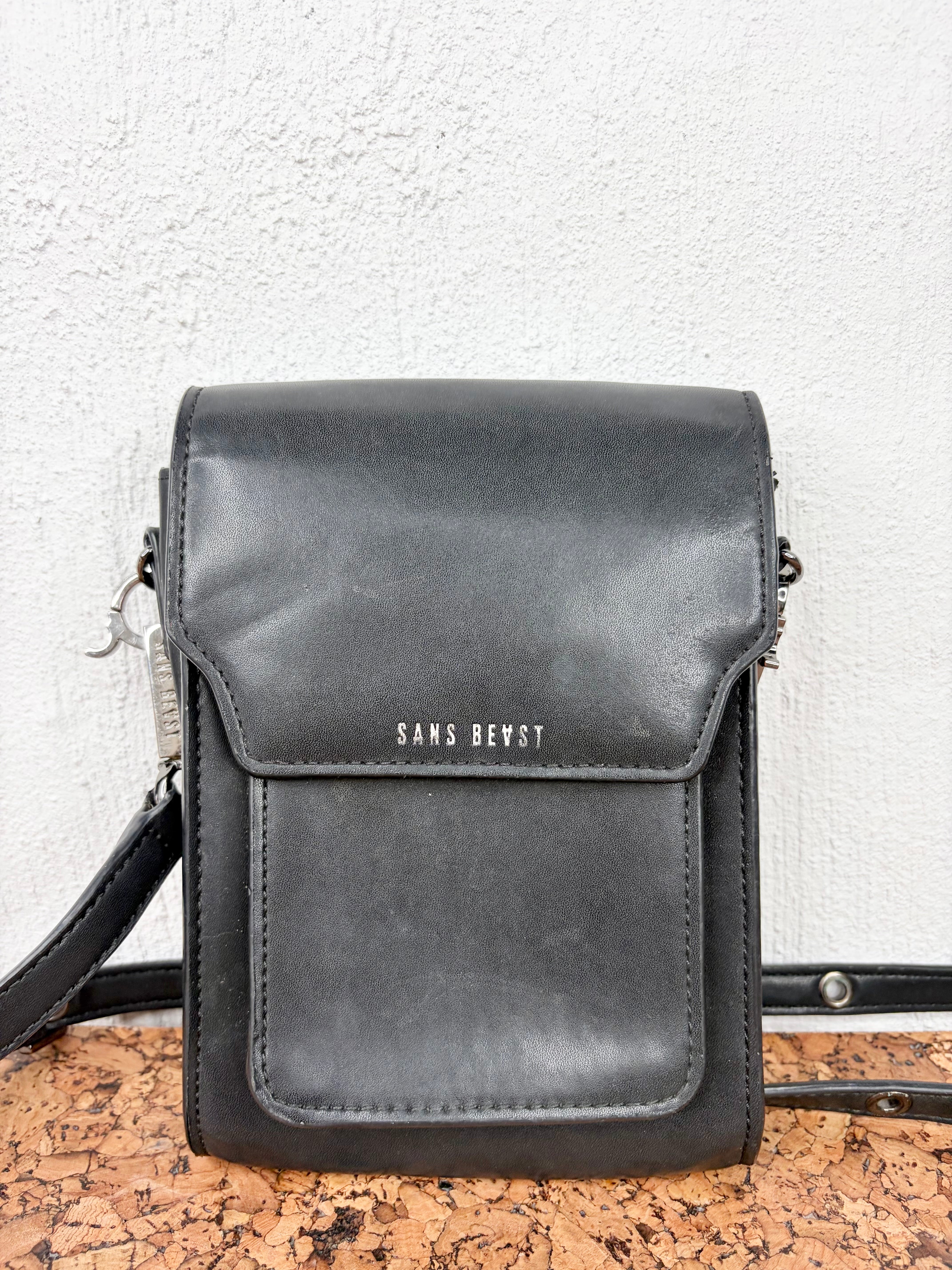 Sans Beast Vegan Leather Crossbody Mini Bag