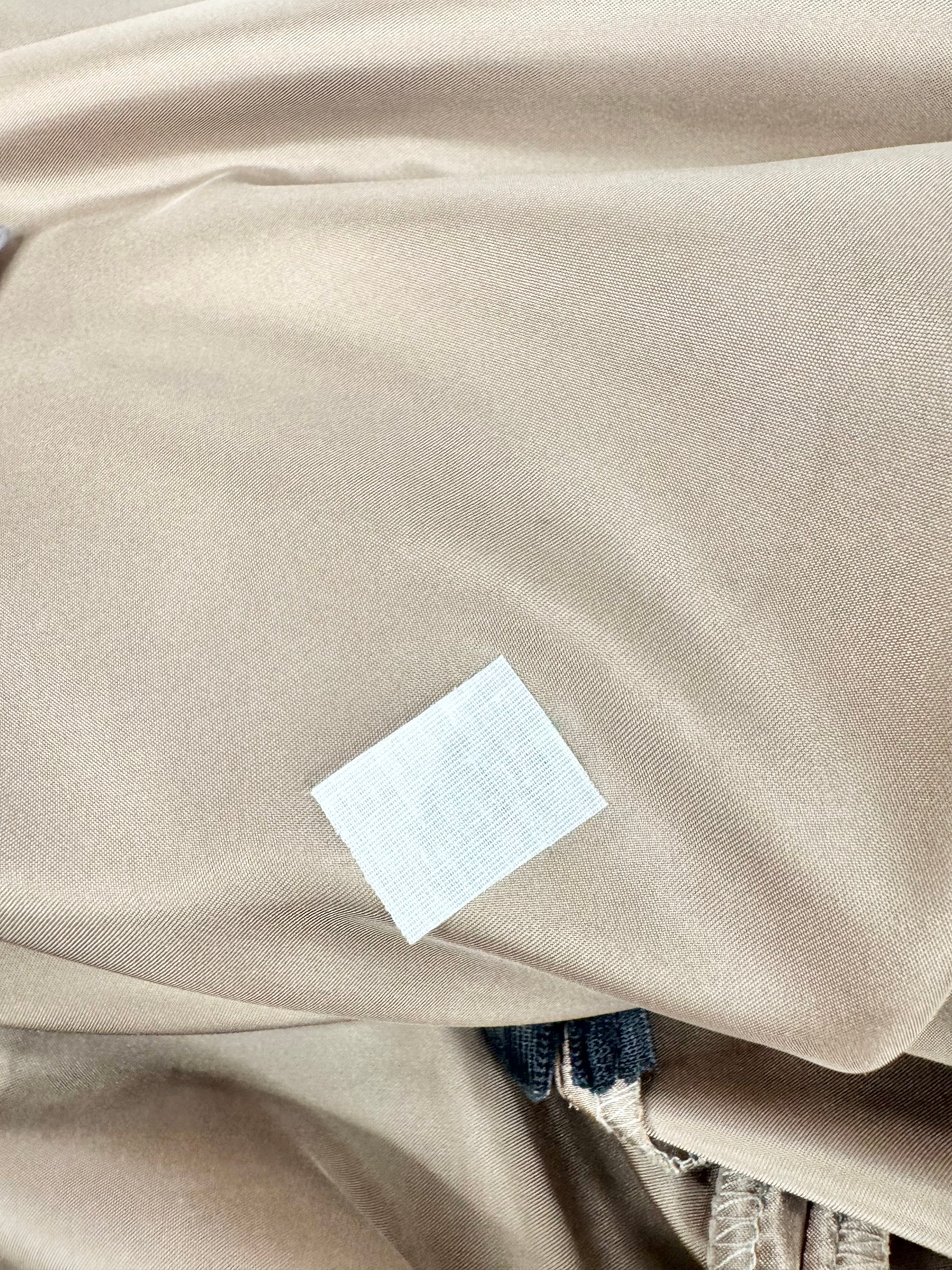 State of Grace Black & Champagne Striped Wool Cocktail Dress - AU8/10