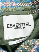 Essential Antwerp Green, Pink & Blue Plaid Coat - AU12