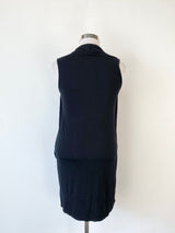 Alpha 60 Black Draped Tunic - AU10/12