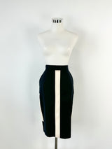 By Malene Birger Black & Ivory Pencil Skirt - AU10