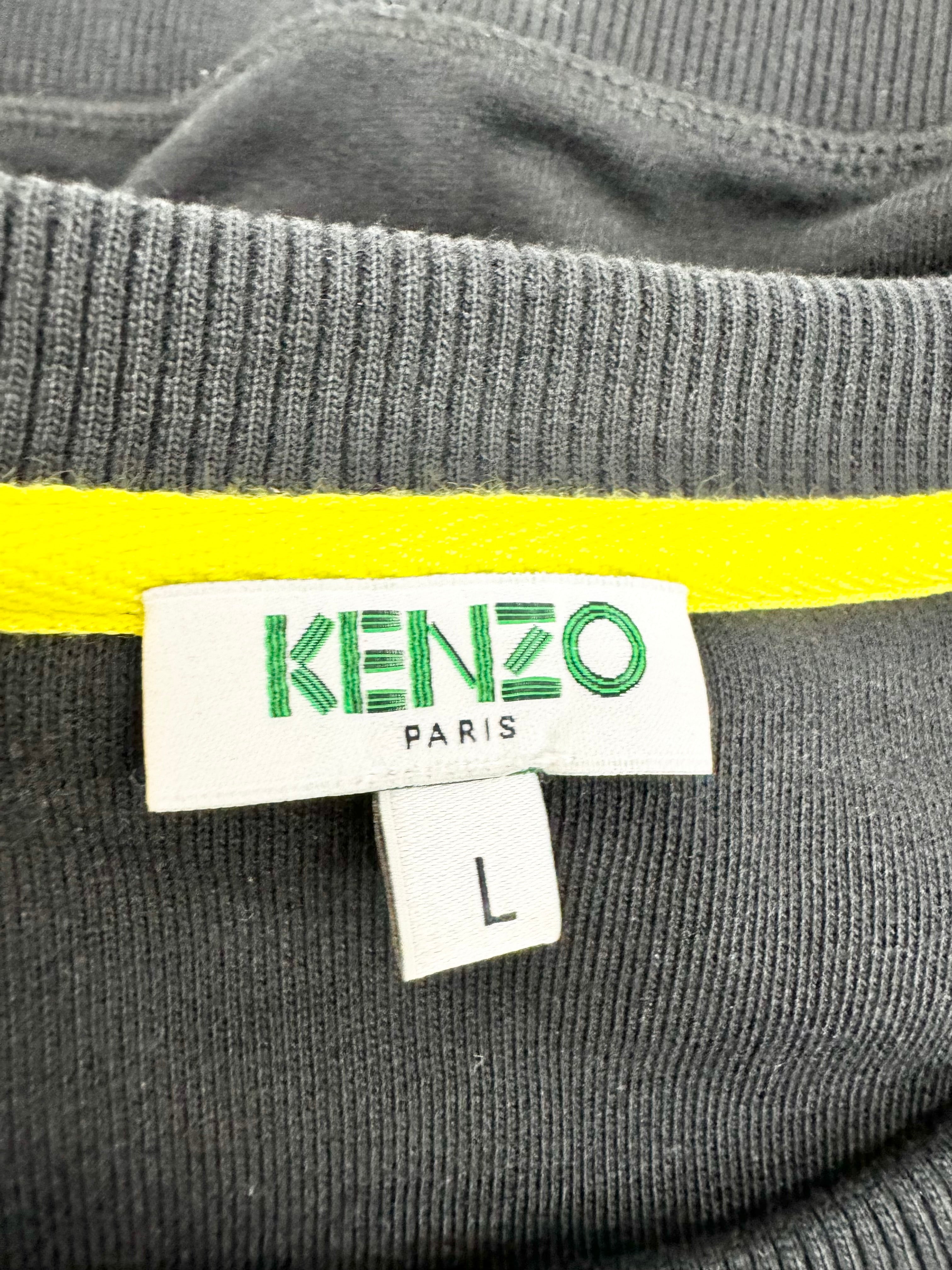Kenzo Paris Black Classic Eye Sweatshirt - AU12