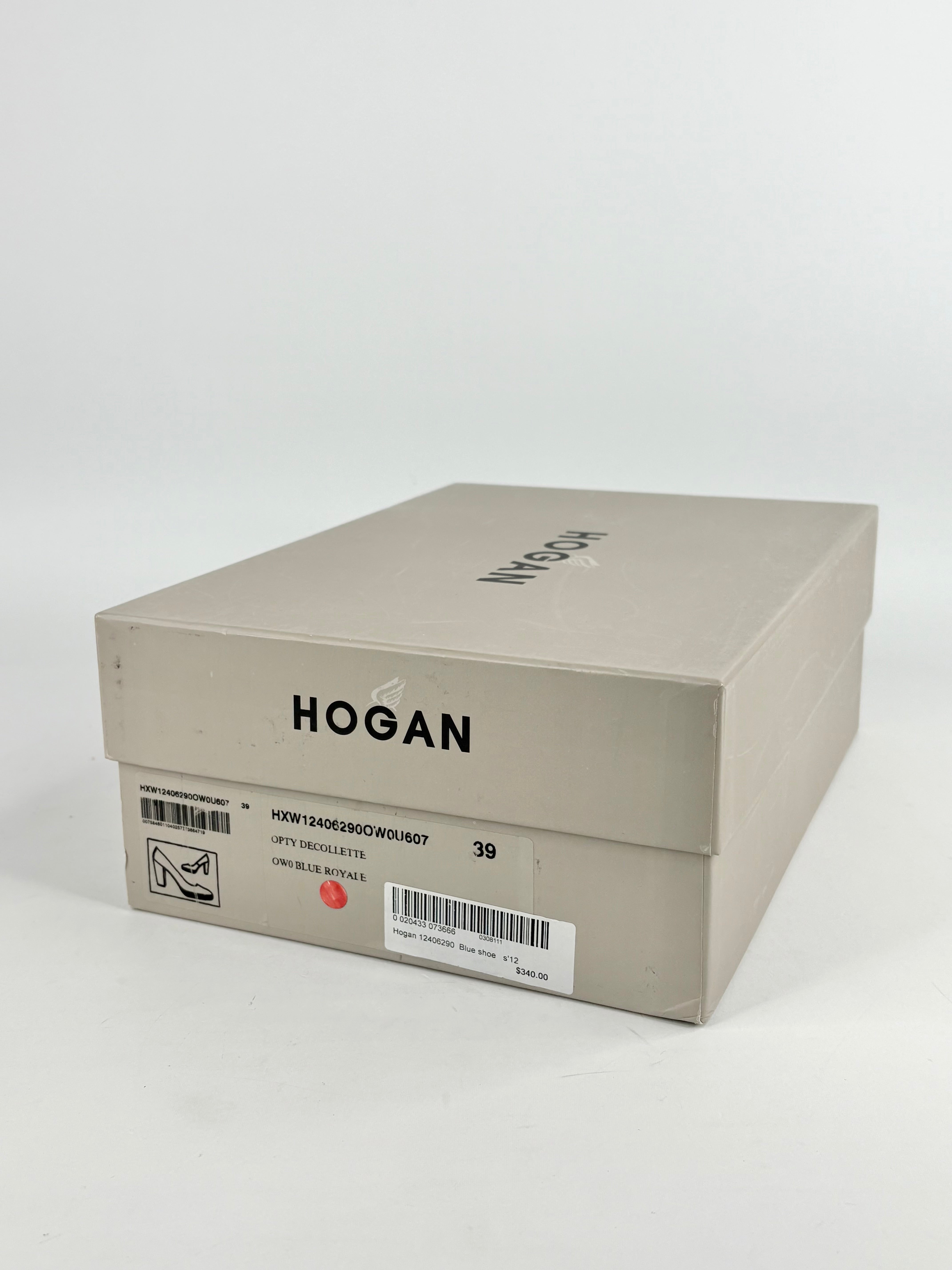 Hogan Patent Dark Blue Leather Pumps - EU39