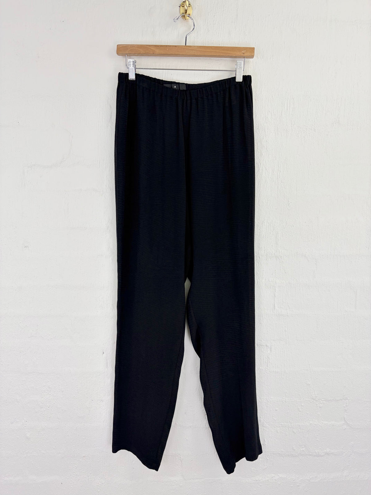 Shu Moriyama Black Textured Slacks - AU12