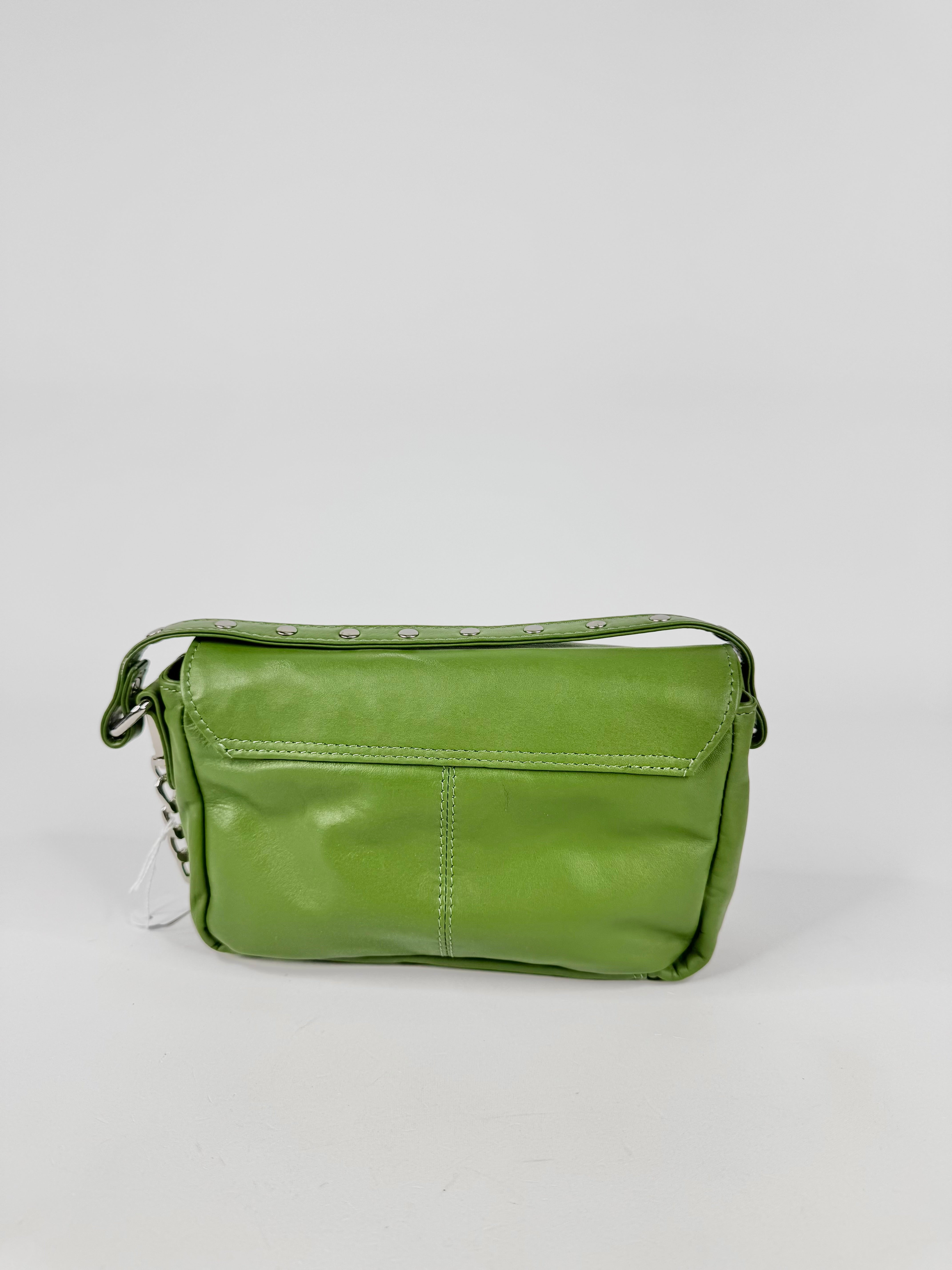Núnoo Green Studded 'Small Honey Silky Jade' Leather Mini Bag NWT