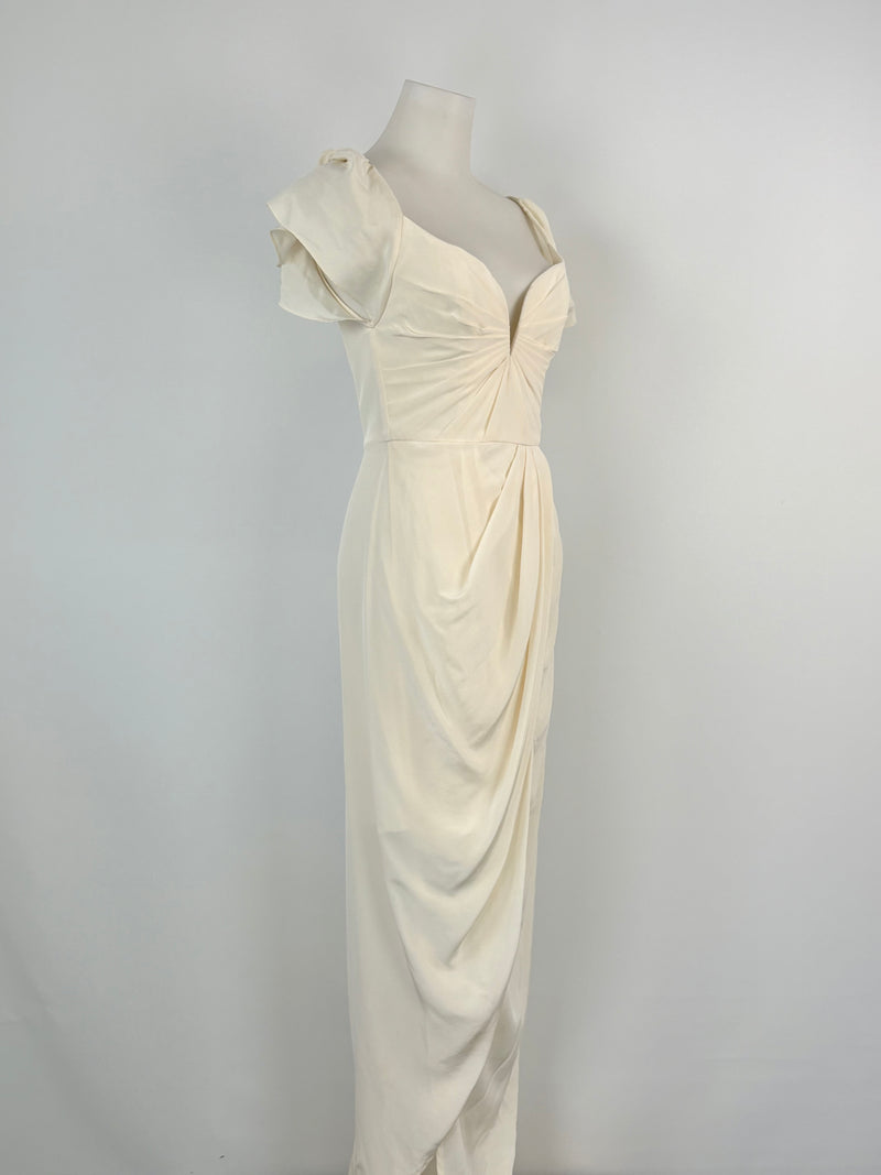 Zimmermann Pearl Silk Flutter Midi Dress - AU8