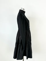 Willlow Black 'Shibori Pleats' Dress - AU10