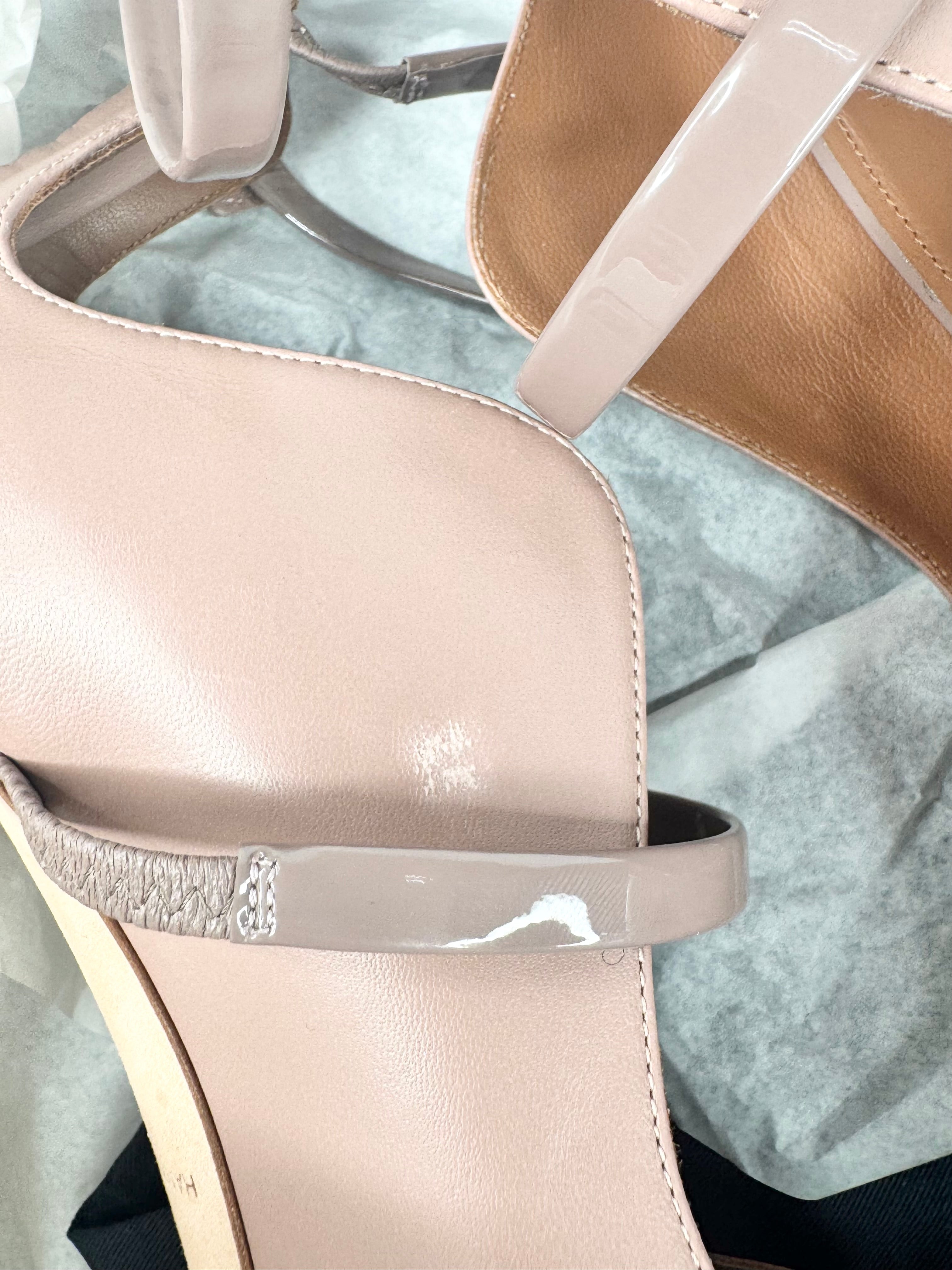 Malone Souliers Mika Luwalt Dusty Mauve Peep Toe Stilettos - EU37