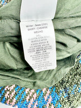 Essential Antwerp Green, Pink & Blue Plaid Coat - AU12