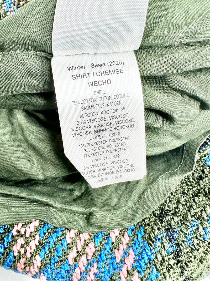 Essential Antwerp Green, Pink & Blue Plaid Coat - AU12