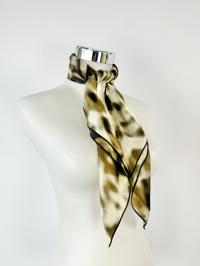 Just Cavalli Marble Pattern Square Scarf