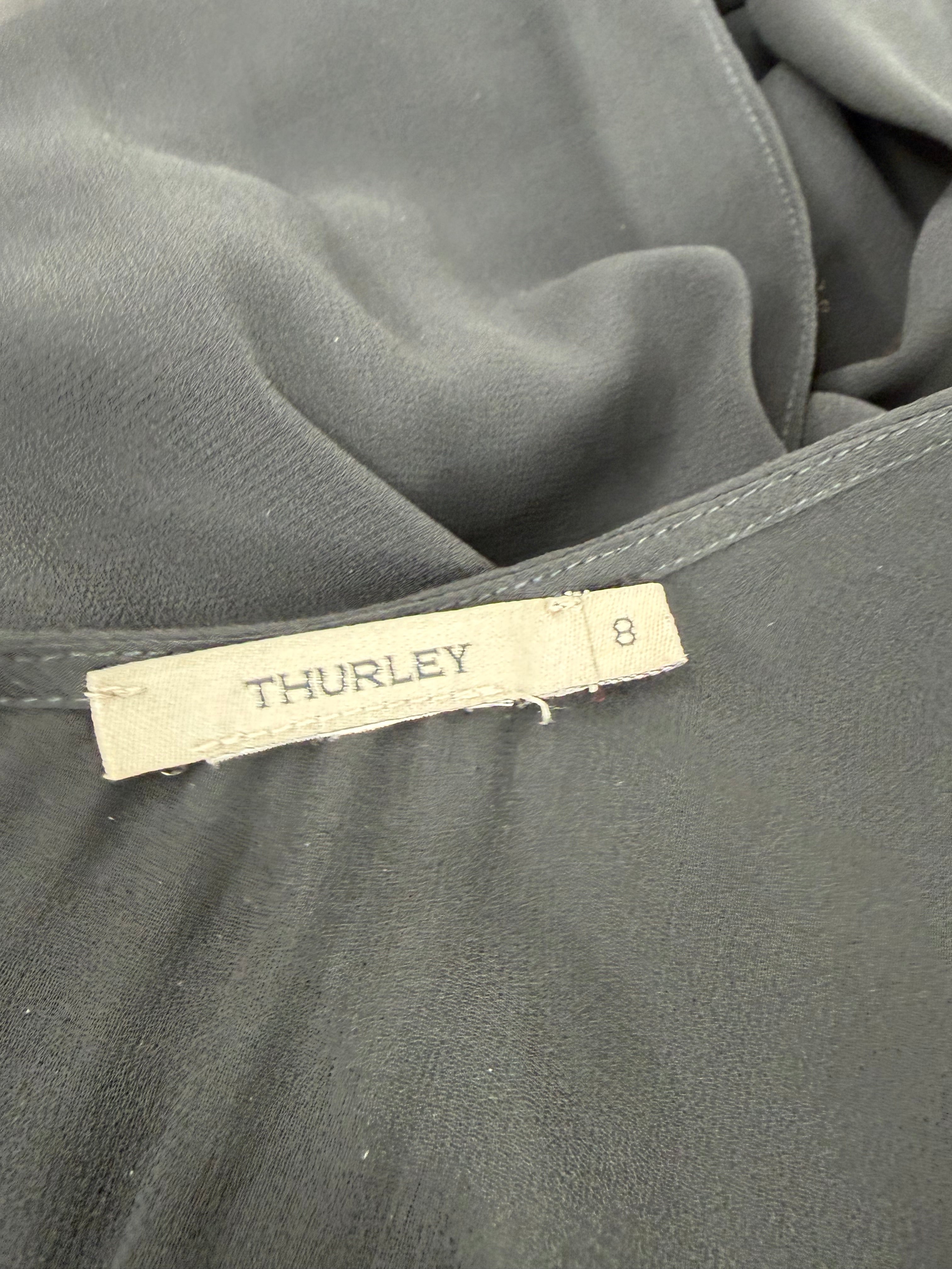 Thurley Sheer Black Vest Top - AU8