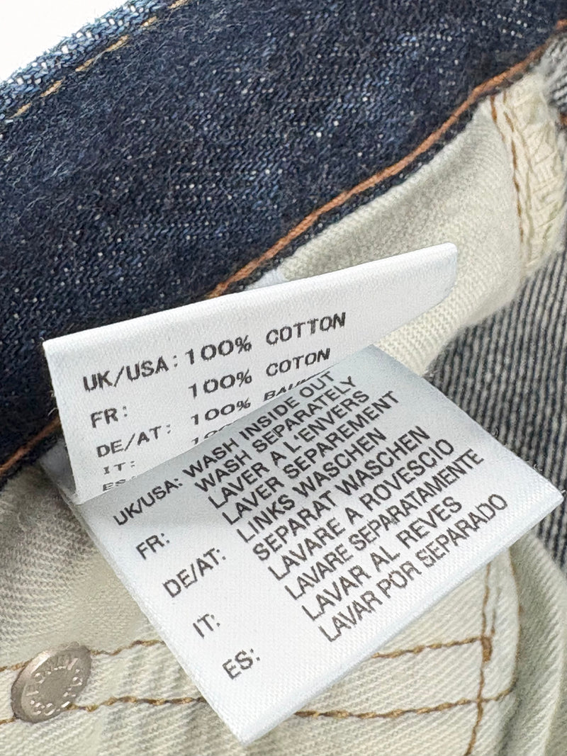 Edwin Dark Blue Denim Slim Tapered Jeans - W30