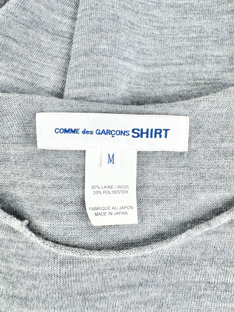 Comme des Garçons Grey Fluro Trim Top - M