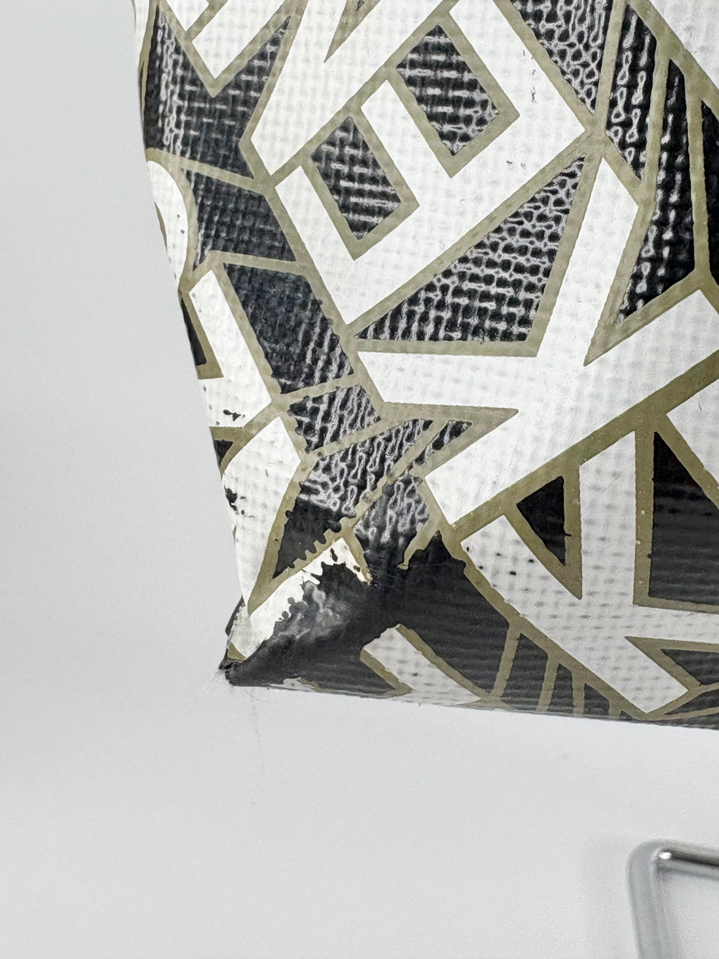 Kenzo Black & White Flying Logo PVC Tote Bag