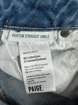 Paige Low Rise Striped Jeans - 28