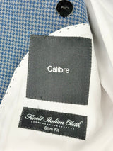 Calibre Blue Micro-Pattern Wool-Blend 2pc Suit - 36/28