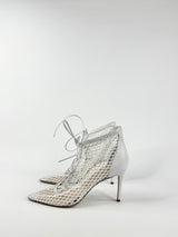 Scanlan Theodore White Mesh Booties NWT - EU41