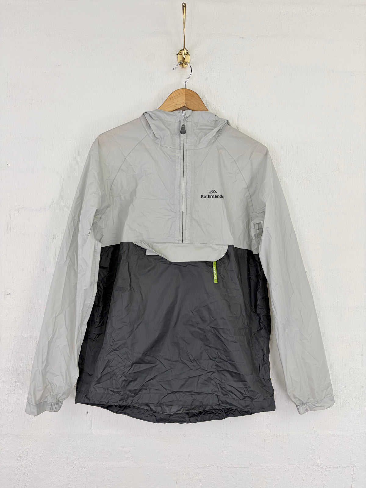 Kathmandu 'Pack & Go' Grey and Black Anorak - XS