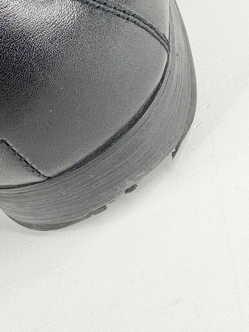 Peter Jackson Black Leather Derby Shoes - EU46